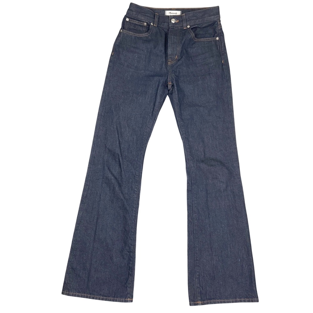 Madewell Vintage Flare Jean Womens 25 Dark Blue High Rise Denim